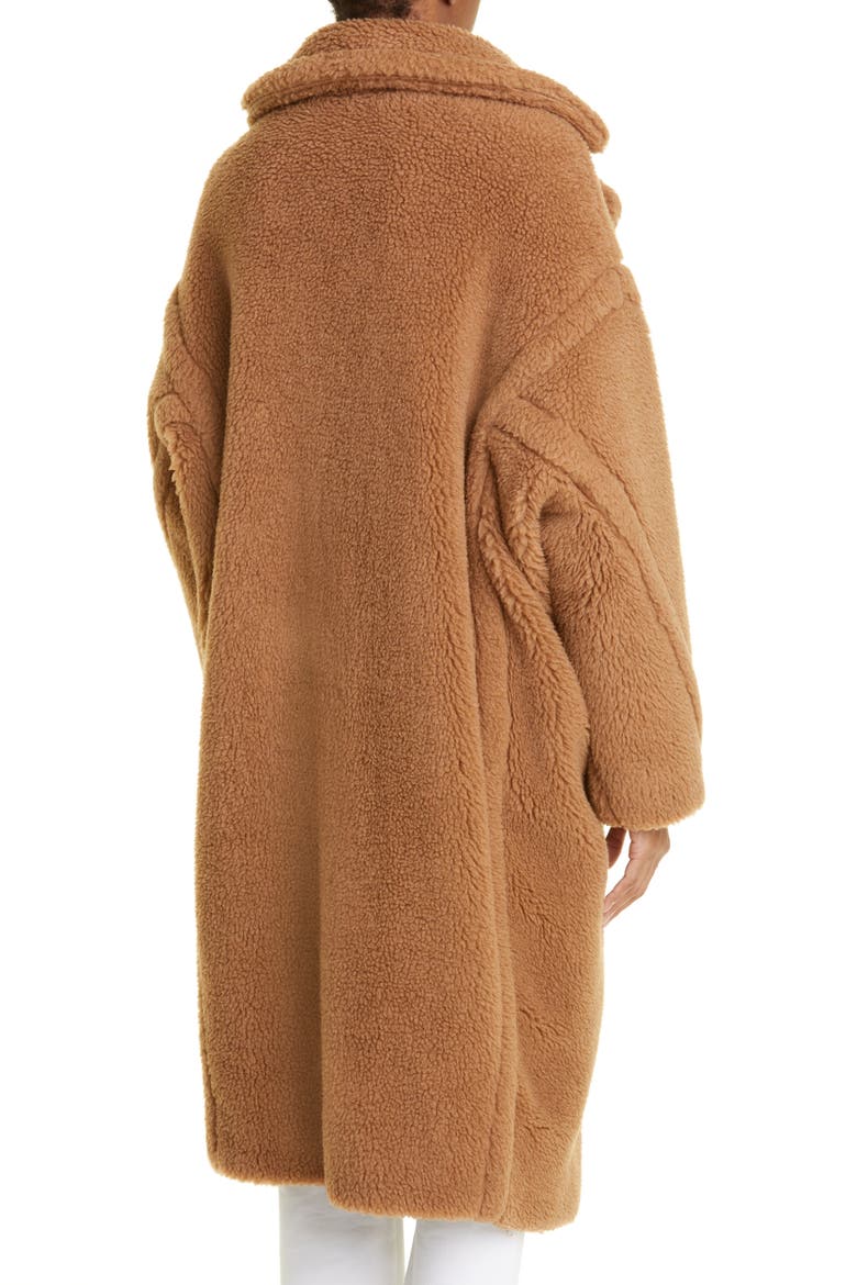 Teddy Bear Icon Faux Fur Coat, Alternate, color, CAMEL
