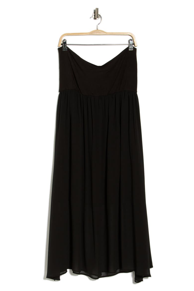 Sheer Maxi Skirt, Alternate, color, BLACK