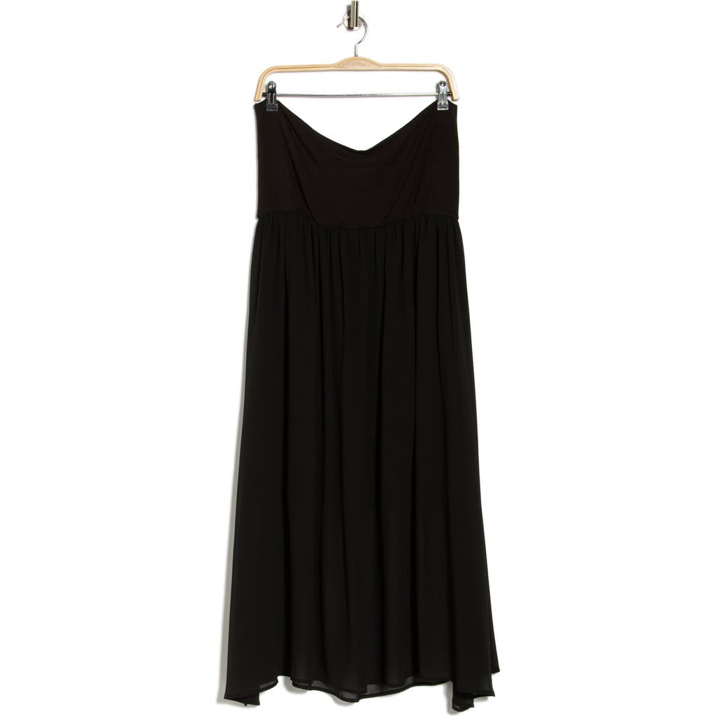 Renee C Sheer Maxi Skirt In Black