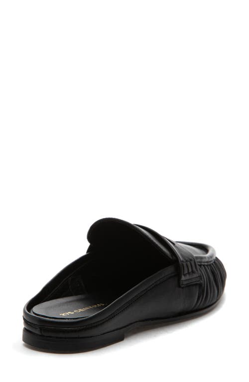275 Central Vivien Penny Loafer Mule In Black