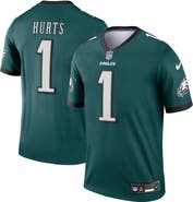 Nike Men's Nike Jalen Hurts Green Philadelphia Eagles Team Legend Player Performance Top