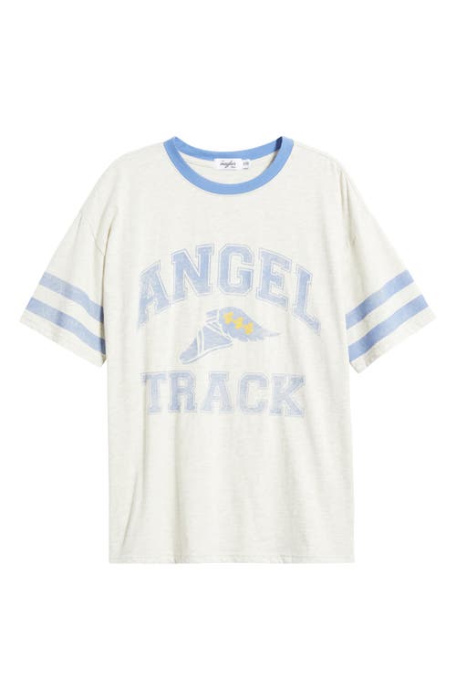 THE MAYFAIR GROUP THE MAYFAIR GROUP ANGEL TRACK COTTON GRAPHIC T-SHIRT