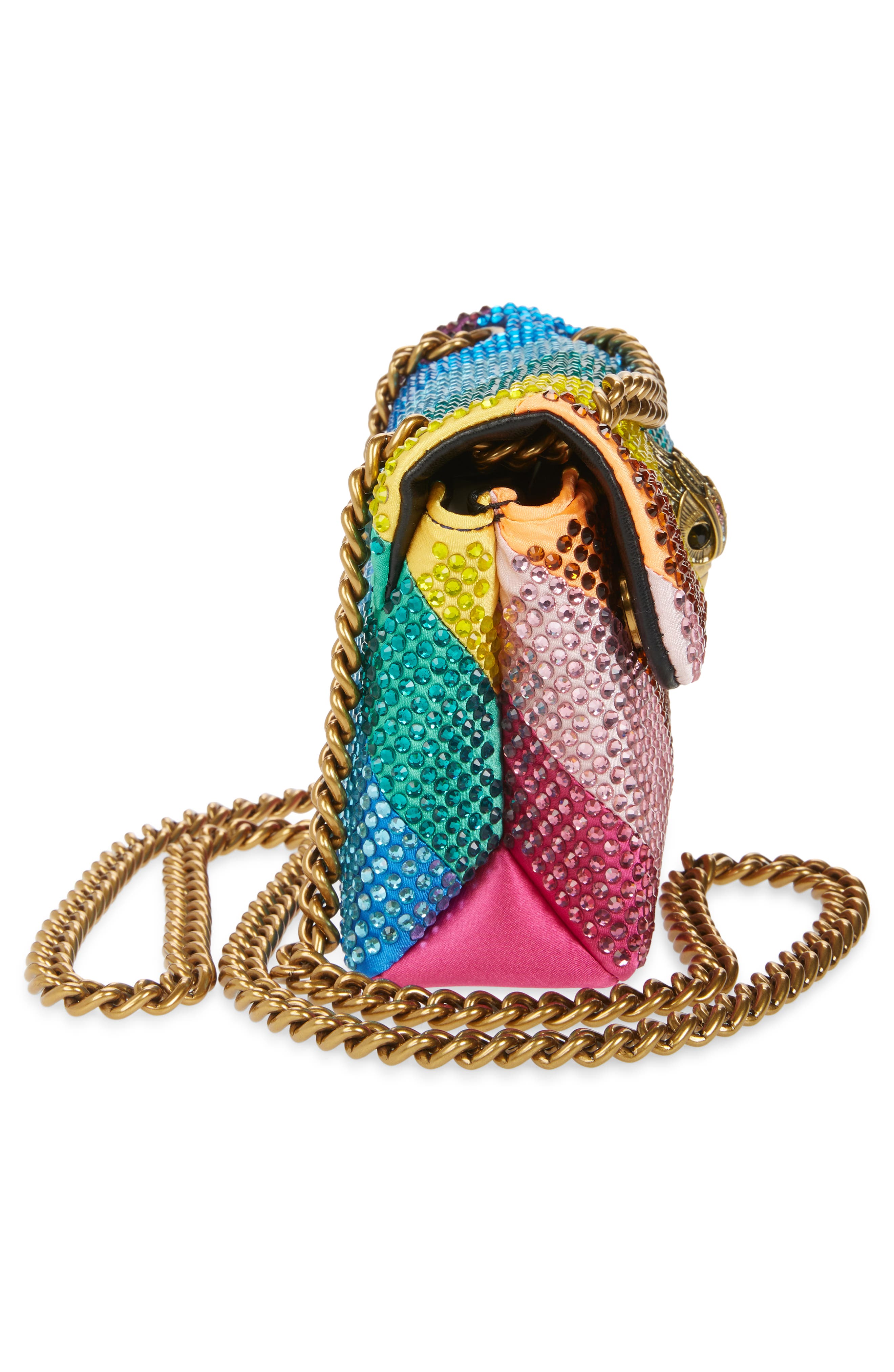 Kurt Geiger London Mini Kensington Crystal Shoulder Bag, Alternate, color, 