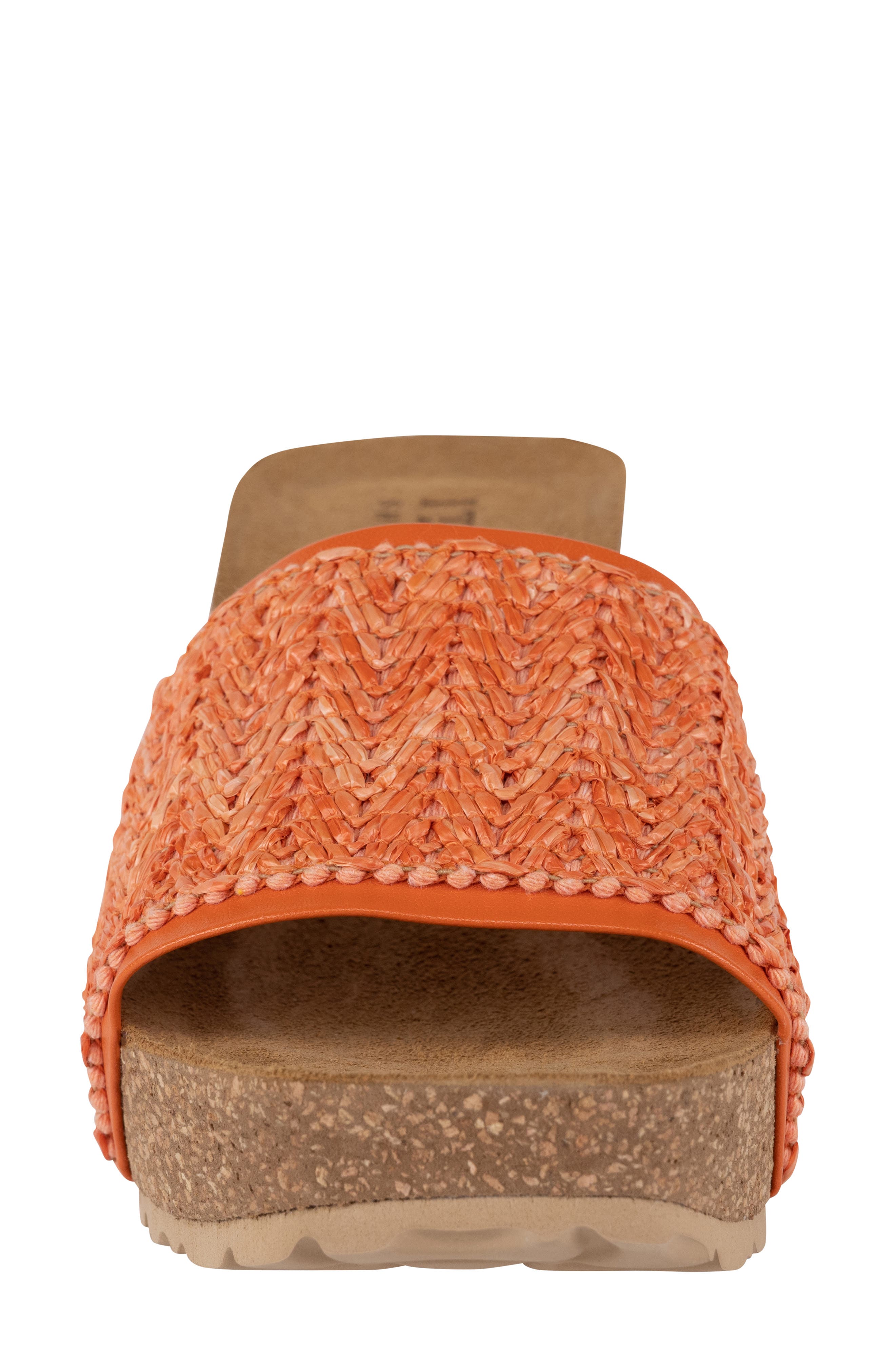 Ibbie Platform Wedge Slide Sandal, Alternate, color, ORANGE