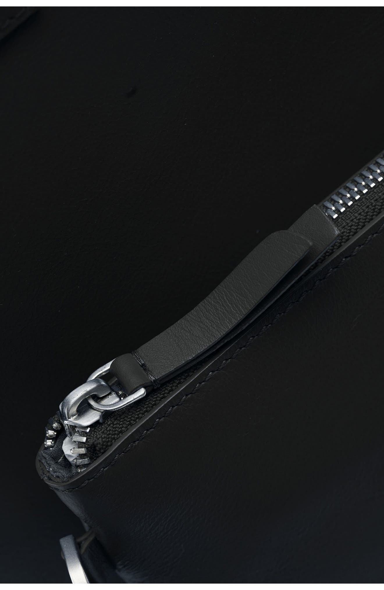 Ecotorie Agatha Leather Tote, Alternate, color, Black