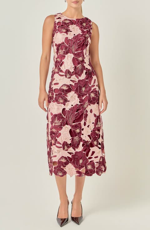 Floral Sleeveless Maxi Dress
