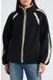 Nikia Open Stitch Detail Uggfluff Fleece Jacket
