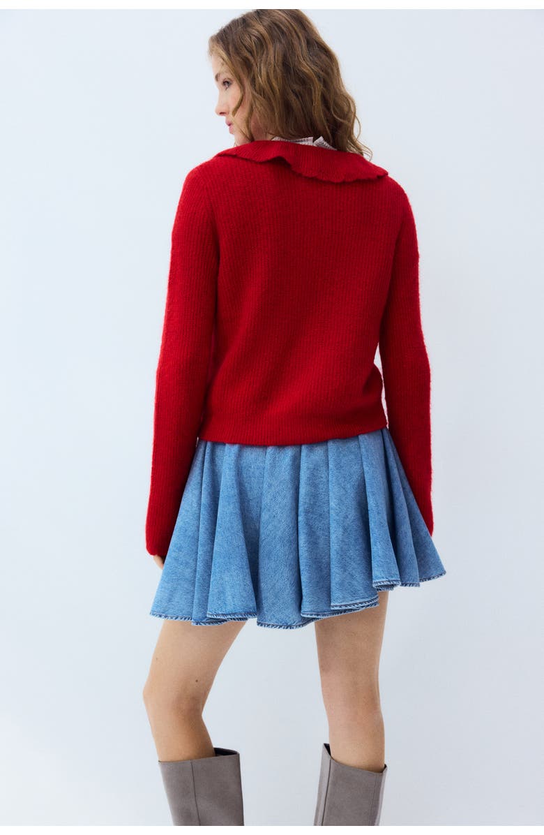 H&M Collared Cardigan, Alternate, color, 