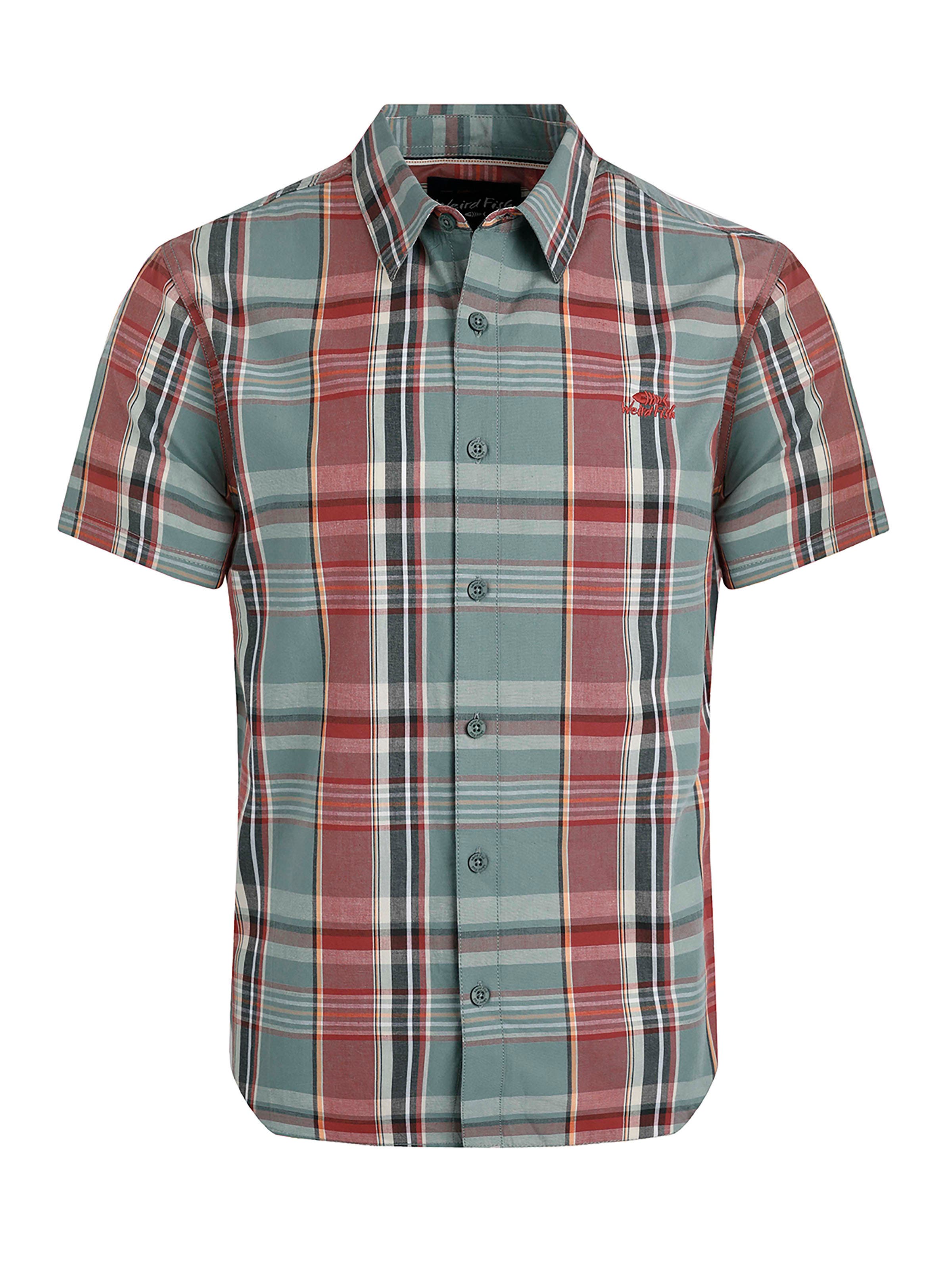 Weird Fish Judd Short Sleeve Check Shirt (Men) | Nordstrom