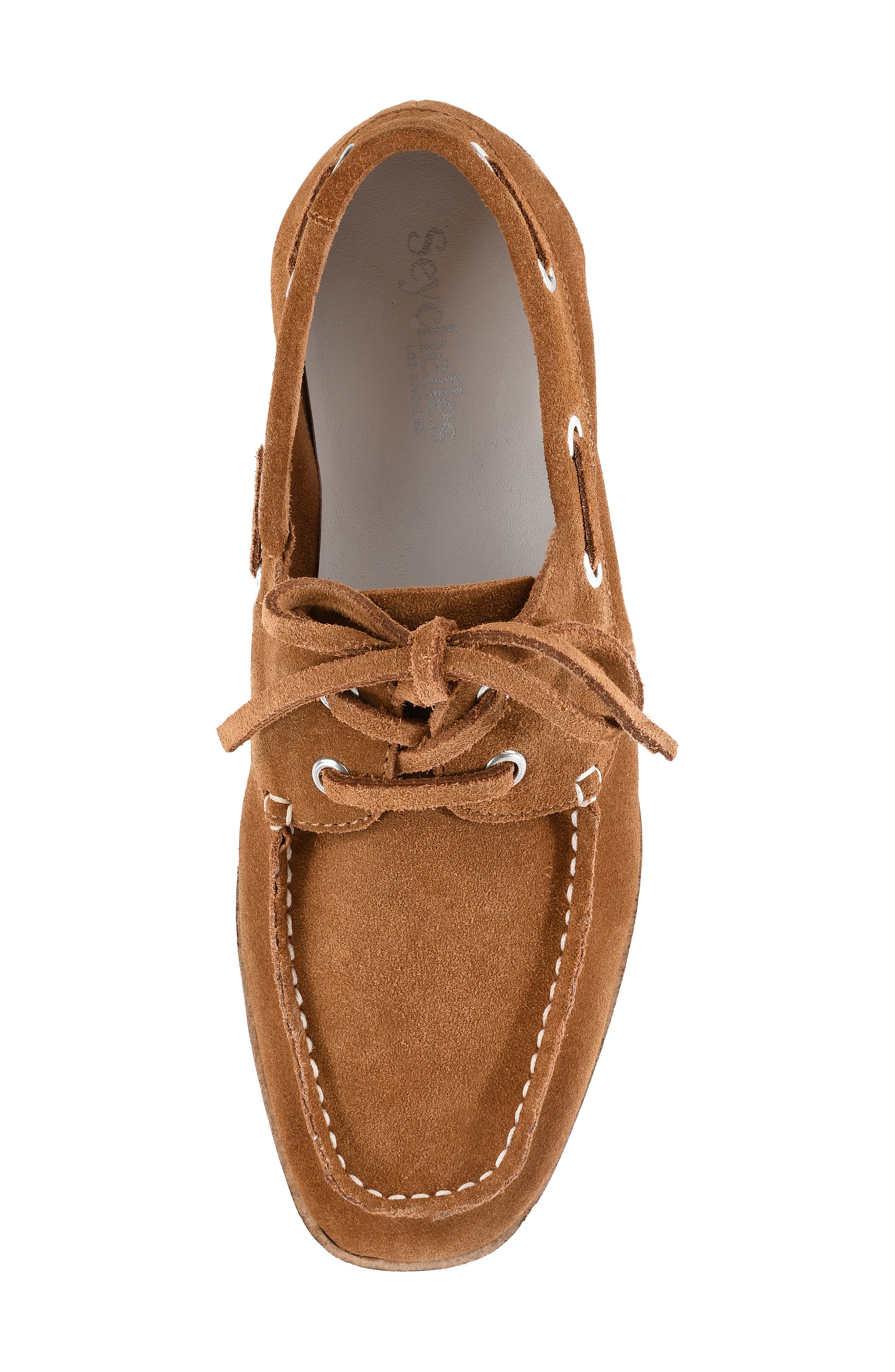 Seychelles Kipper Boat Shoe, Alternate, color, Tan