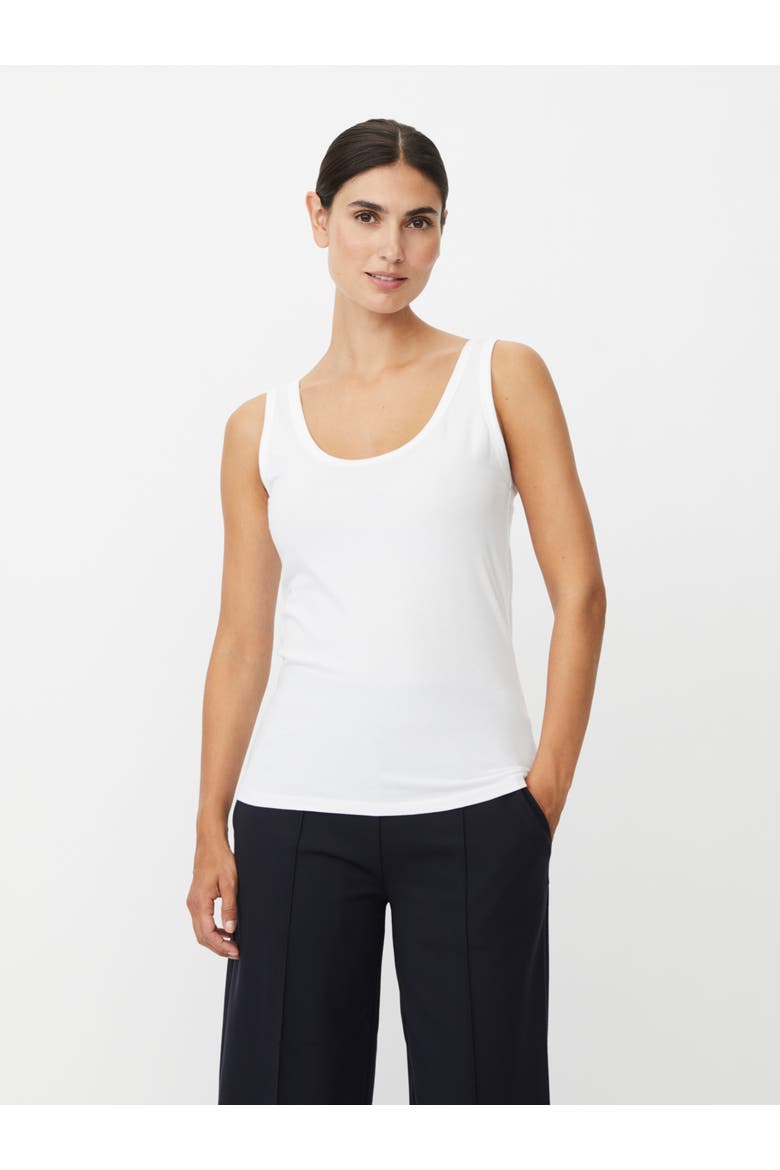 MaElviora Tank Top, Main, color, White
