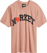MARKET Heart Arc Cotton Graphic T-Shirt