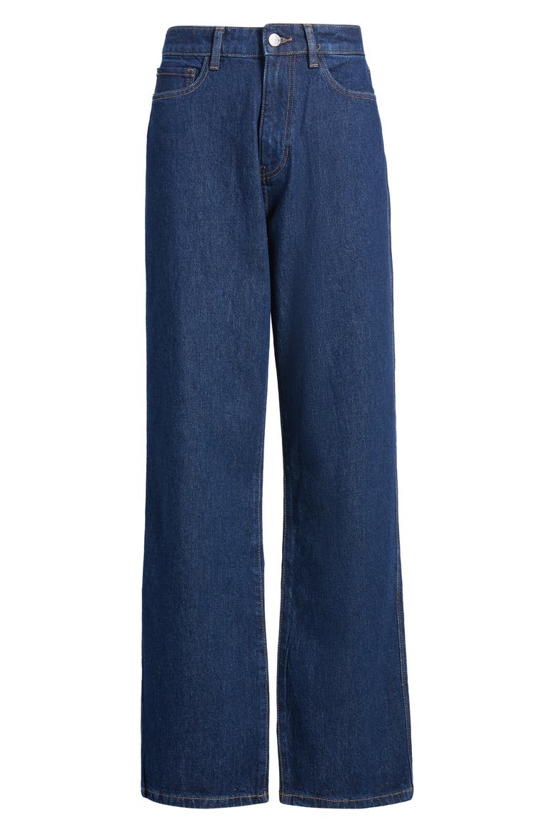SAT '90s High Waist Straight Leg Jeans, Main, color, RINSED AWAY