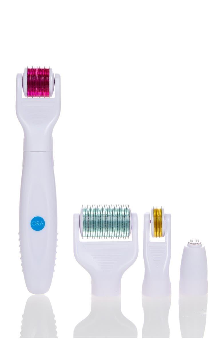 ORA Microneedle Face & Full Body Roller 6-Piece Kit, Alternate, color,