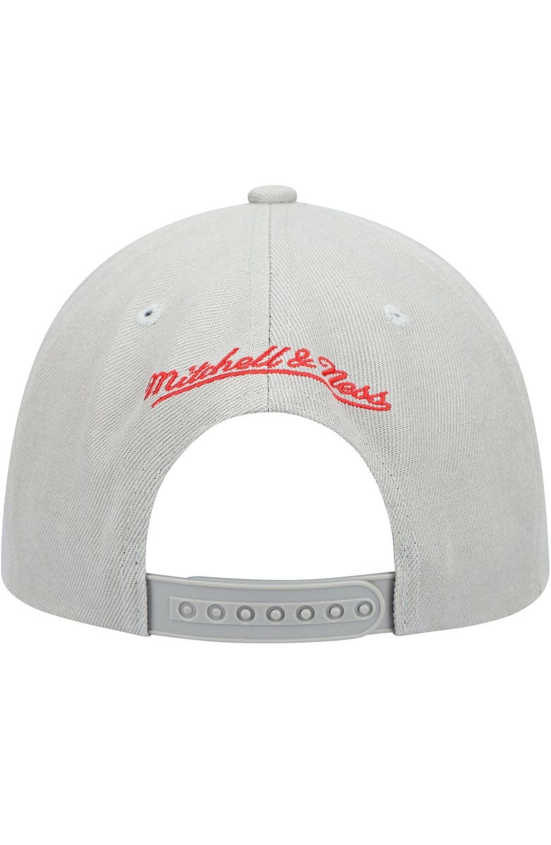 Mitchell & Ness Men's Mitchell & Ness Gray Chicago Bulls Hardwood Classics Tonal Snapback Hat, Alternate, color, 