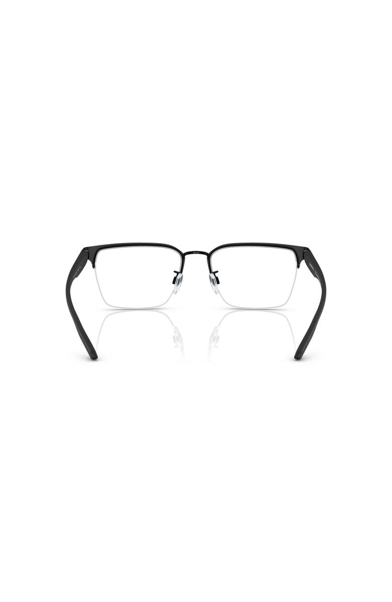 Emporio Armani 56mm Square optical glasses, Alternate, color, Black