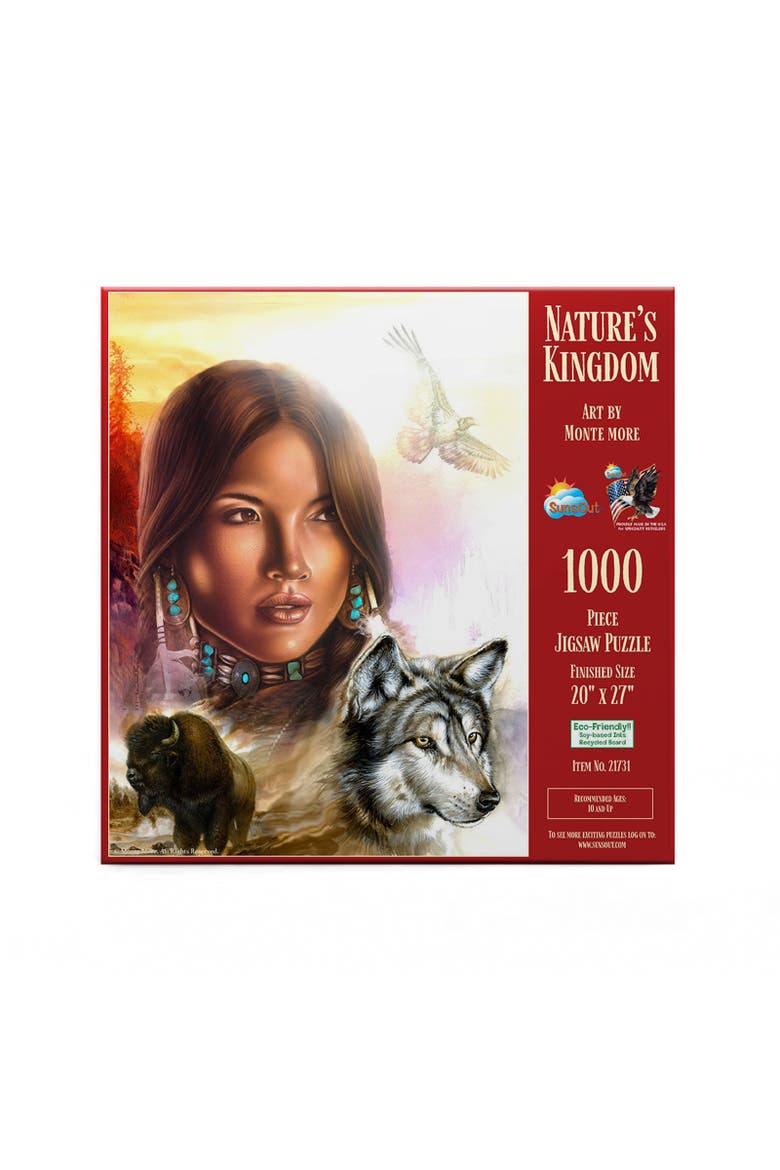 Nature's Kingdom 1000 piece Jigsaw Puzzle for Adults, Alternate, color, Multicolor