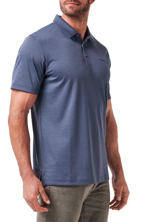 Travismathew The Zinna 2.0 Polo Shirt In Vintage Indigo/mood Indigo