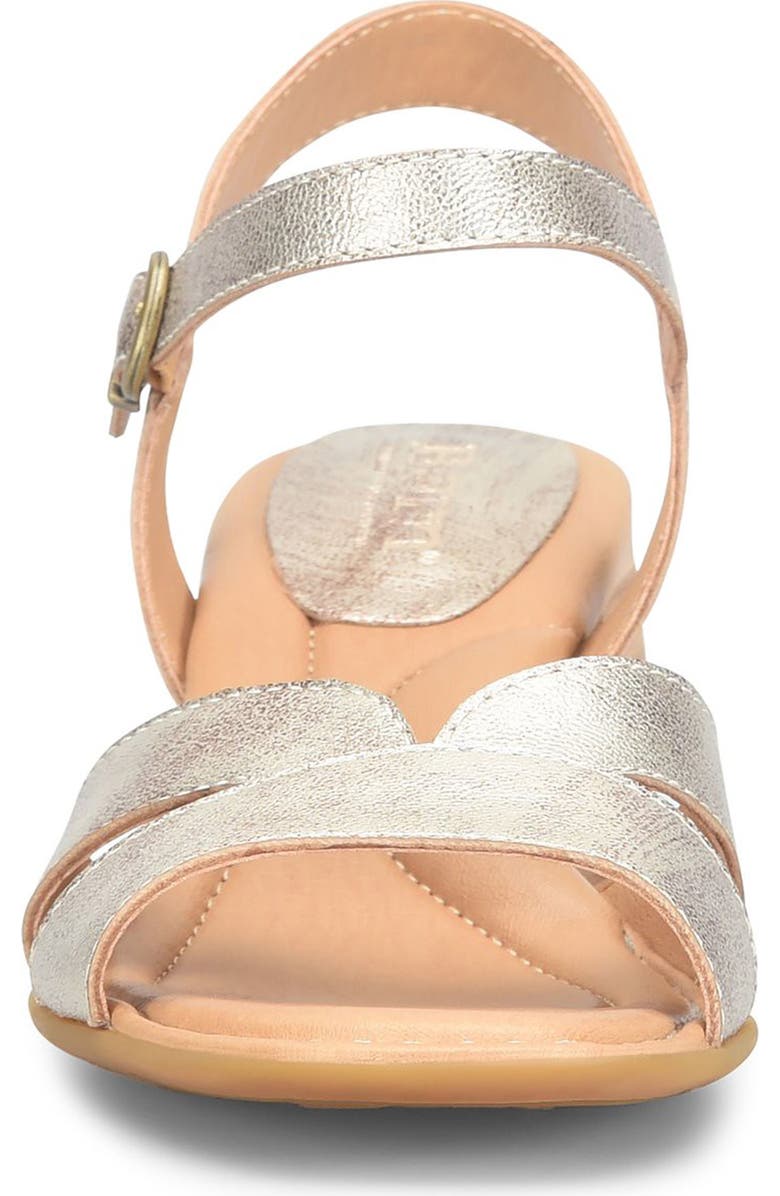 Børn Sadie Ankle Strap Sandal, Alternate, color, Gold Metallic Leather