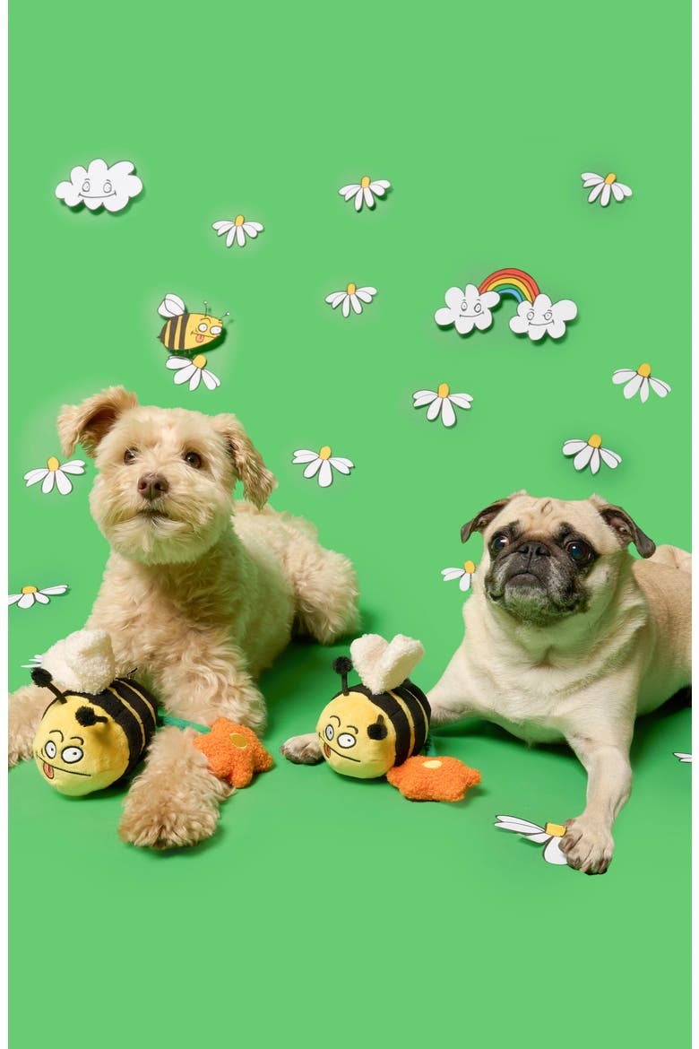 Bee Happy Nosework Toy, Alternate, color, YELLOW