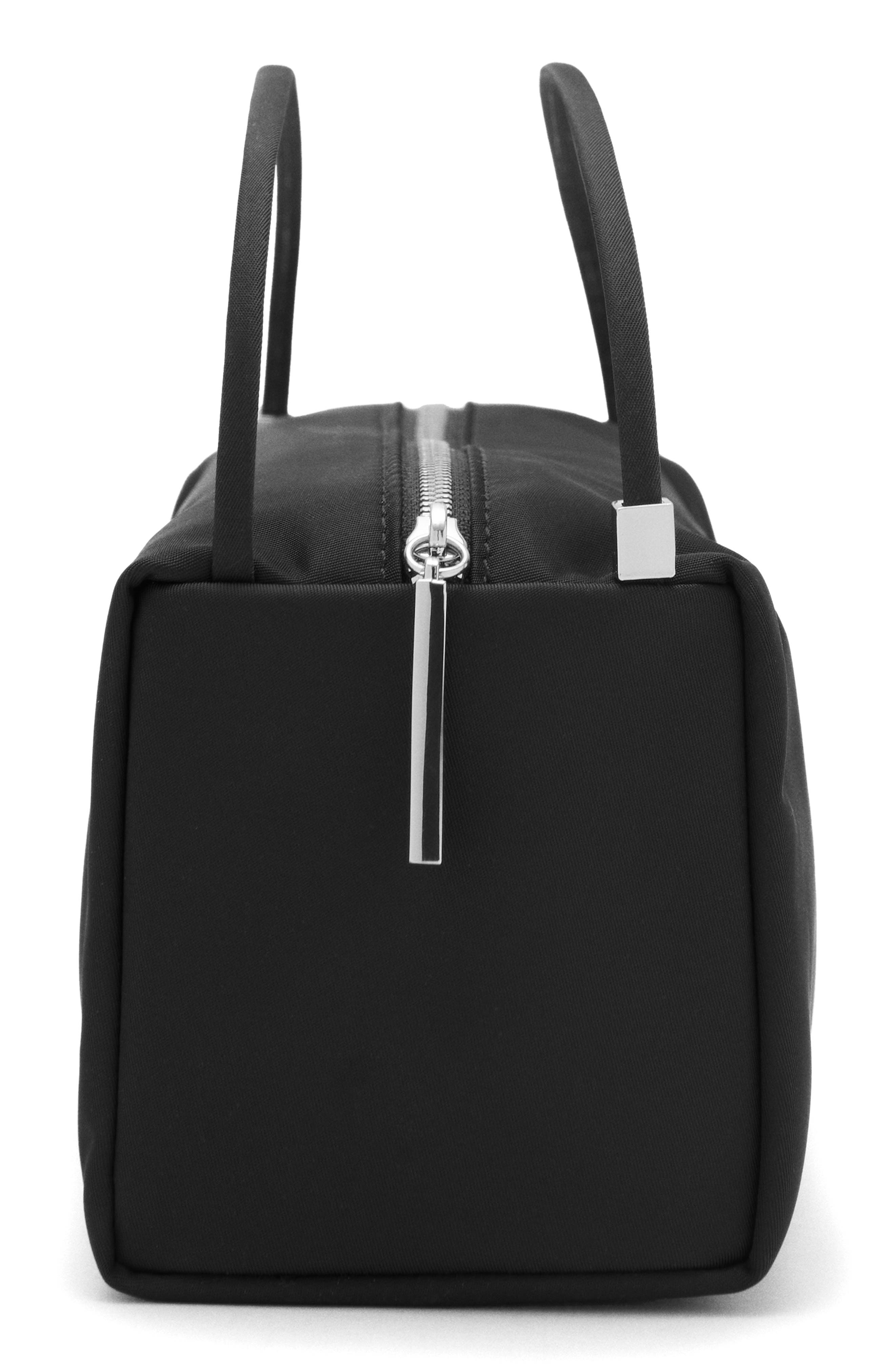 MANGO Nylon Top Handle Bag, Alternate, color, 