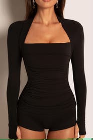 TA3 Mega Sculpting Ruched Long Sleeve Top