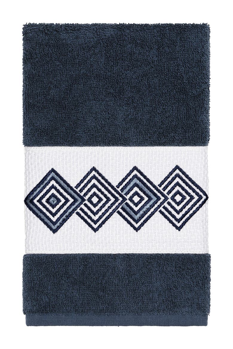 Noah 3-Piece Embellished Towel Set - Teal, Alternate, color, MIDNIGHT BLUE