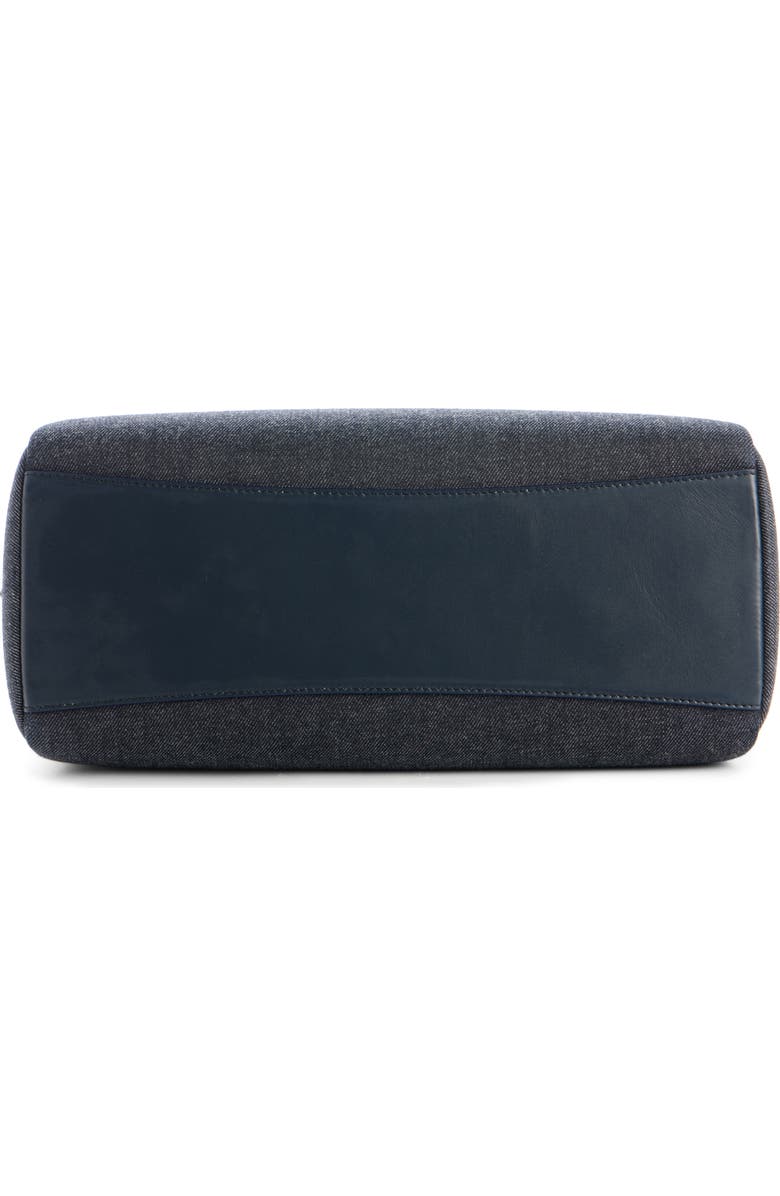 Givenchy Medium Antigona Denim East/West Satchel, Alternate, color, 415-Indigo Blue