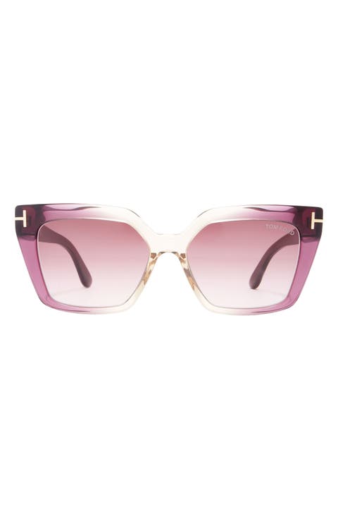 53mm Cat Eye Sunglasses