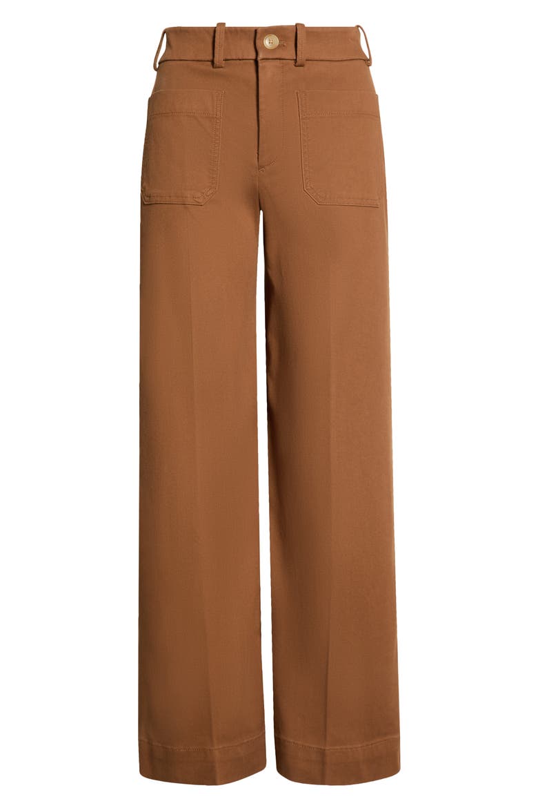 SPANXsupersmooth® Patch Pocket Wide Leg Pants, Main, color, WALNUT