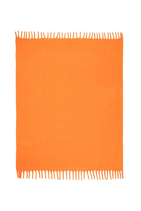 Ropar Fringed Acrylic Wool Throw 55X71 In