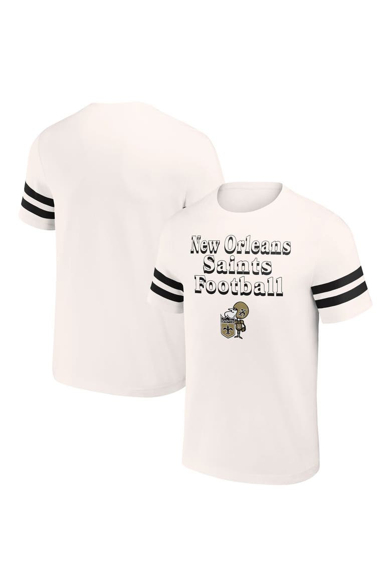 Men's NFL x Darius Rucker Collection by Fanatics Cream New Orleans Saints Vintage T-Shirt, Main, color, Cream