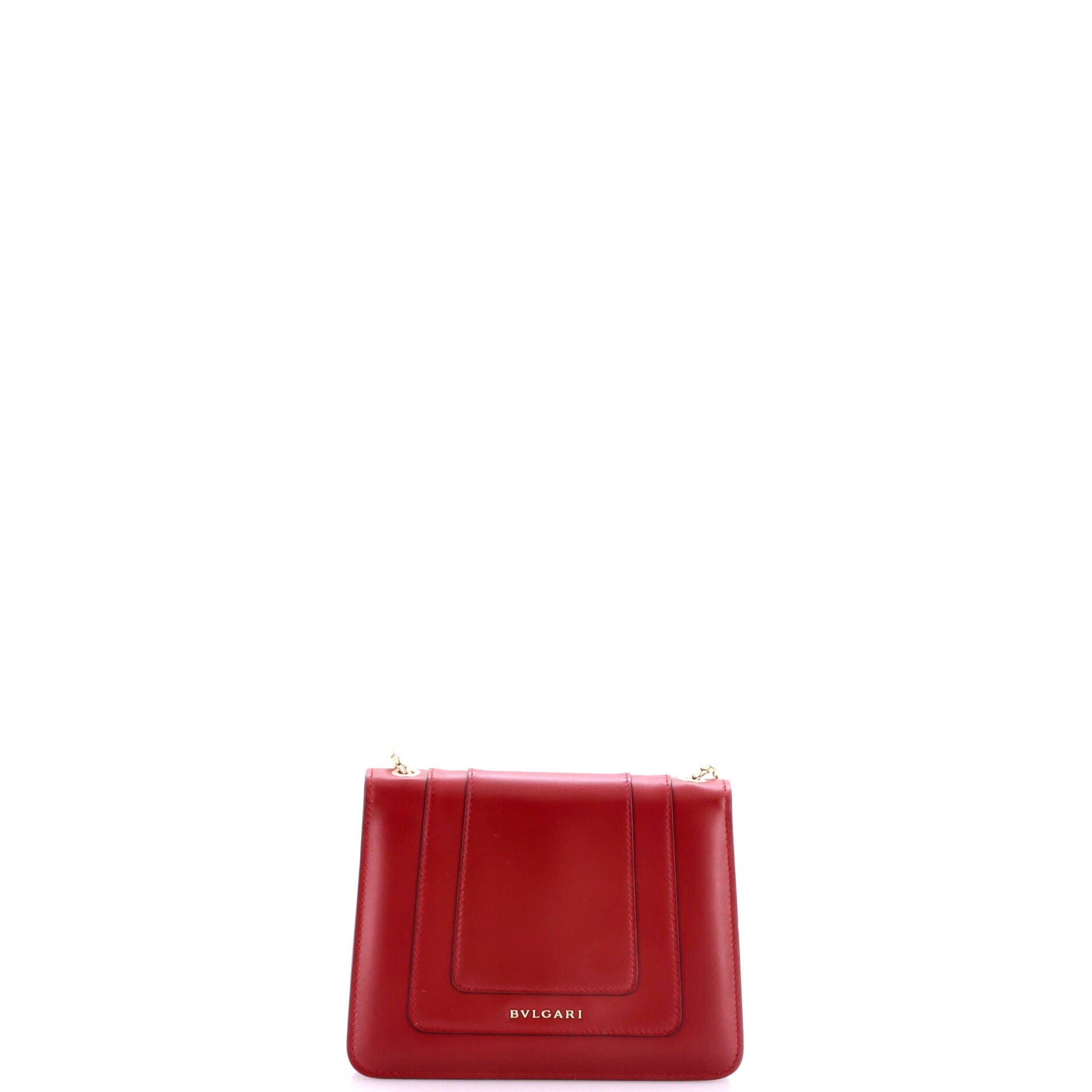 Serpenti Forever Square Shoulder Bag Leather Small, Alternate, color, Red