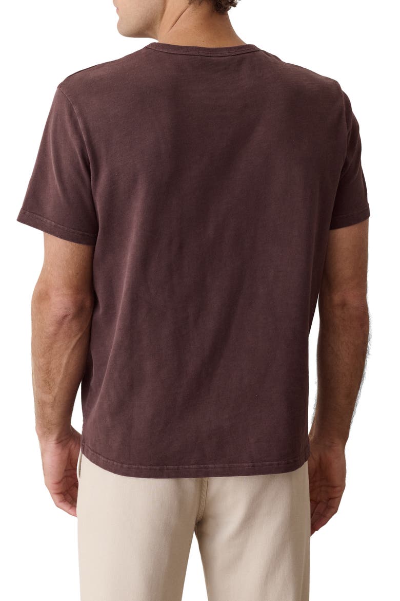 Luxe Slub Pocket T-Shirt, Alternate, color, JAVA