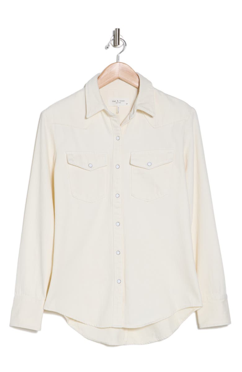 rag & bone Wyatt Western Shirt, Alternate, color, 