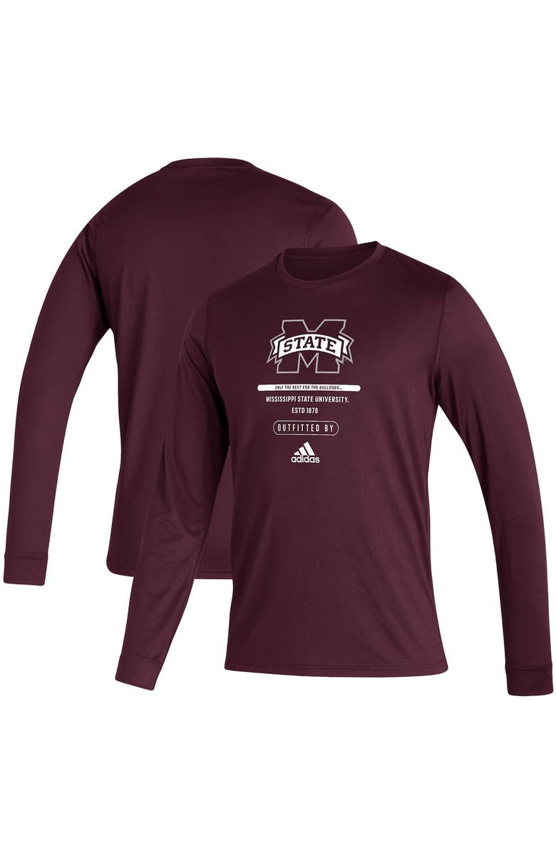 adidas Men's adidas Maroon Mississippi State Bulldogs Sideline Locker ...