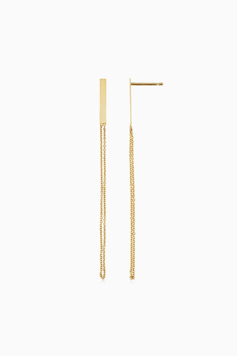 14K Yellow Gold Donatello Drop Earrings, Main, color, Yellow Gold