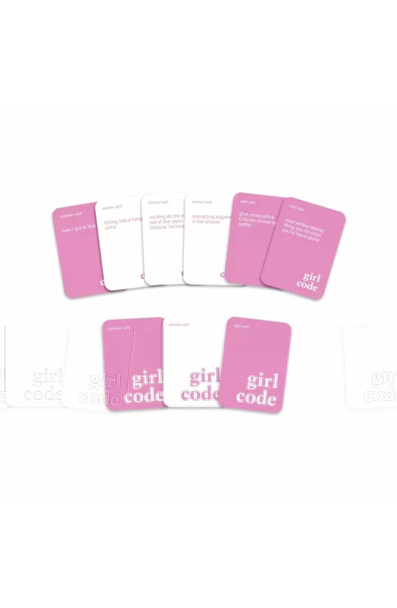 Good Company Games LLC Good Company Games Girl Code, Party Card Games, 310 Players, Adults Ages 17+, Alternate, color, Multicolored