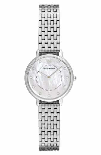 Emporio Armani Slim Two-Hand Bracelet Watch, 28mm