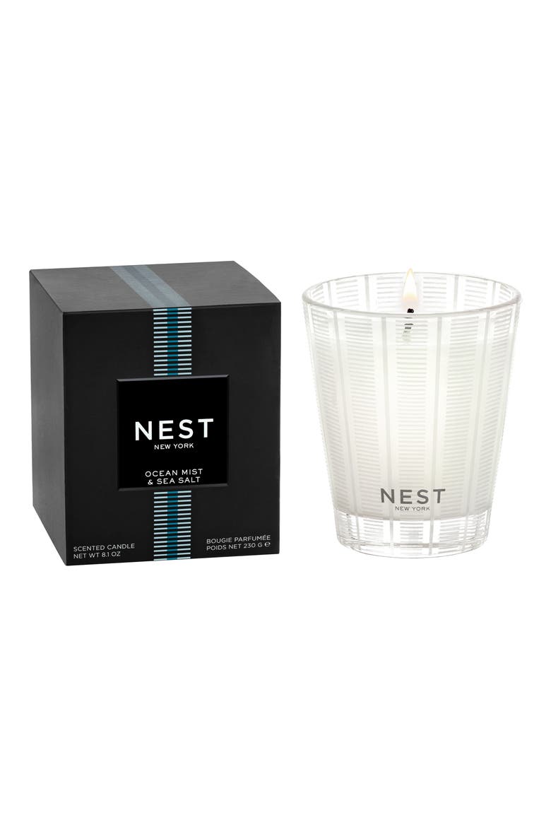 Ocean Mist & Sea Salt Candle, Main, color, NO COLOR