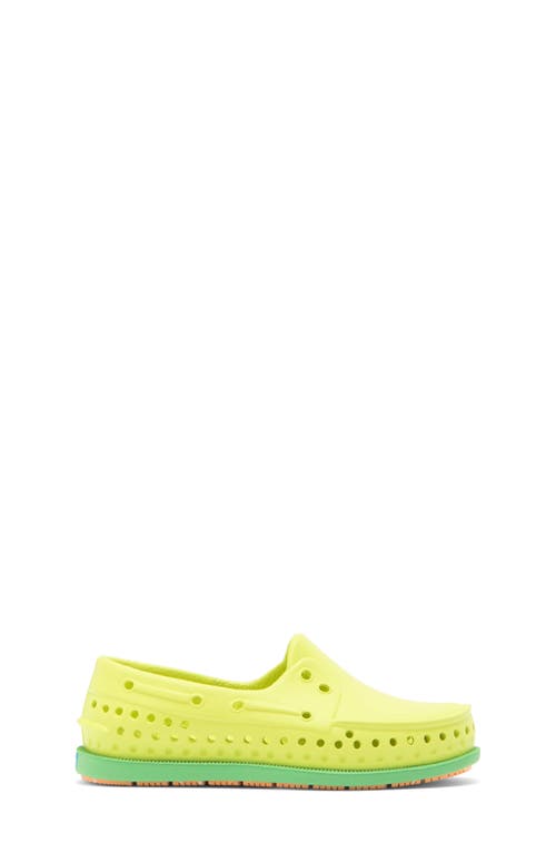 Native Shoes Kids' Howard Sugarlite Slip-on Sneaker In Celery Green/green/papaya