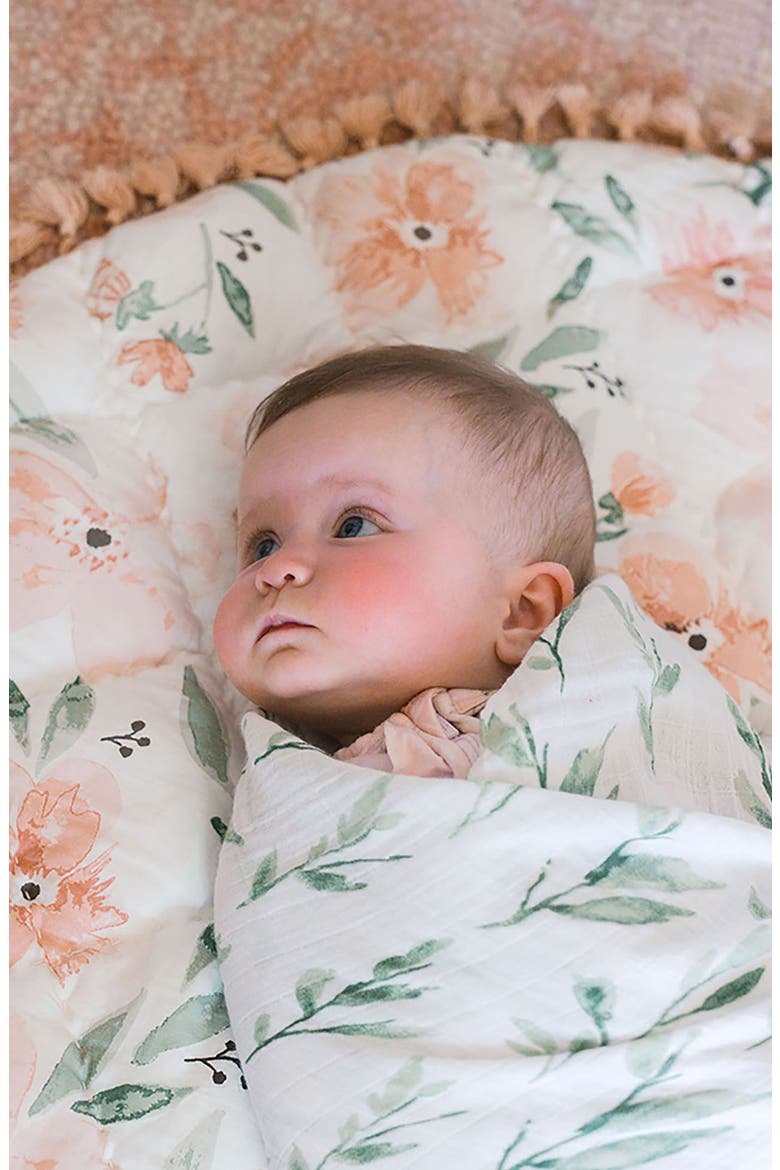 Quilted Cotton Baby Playmat, Alternate, color, PINK