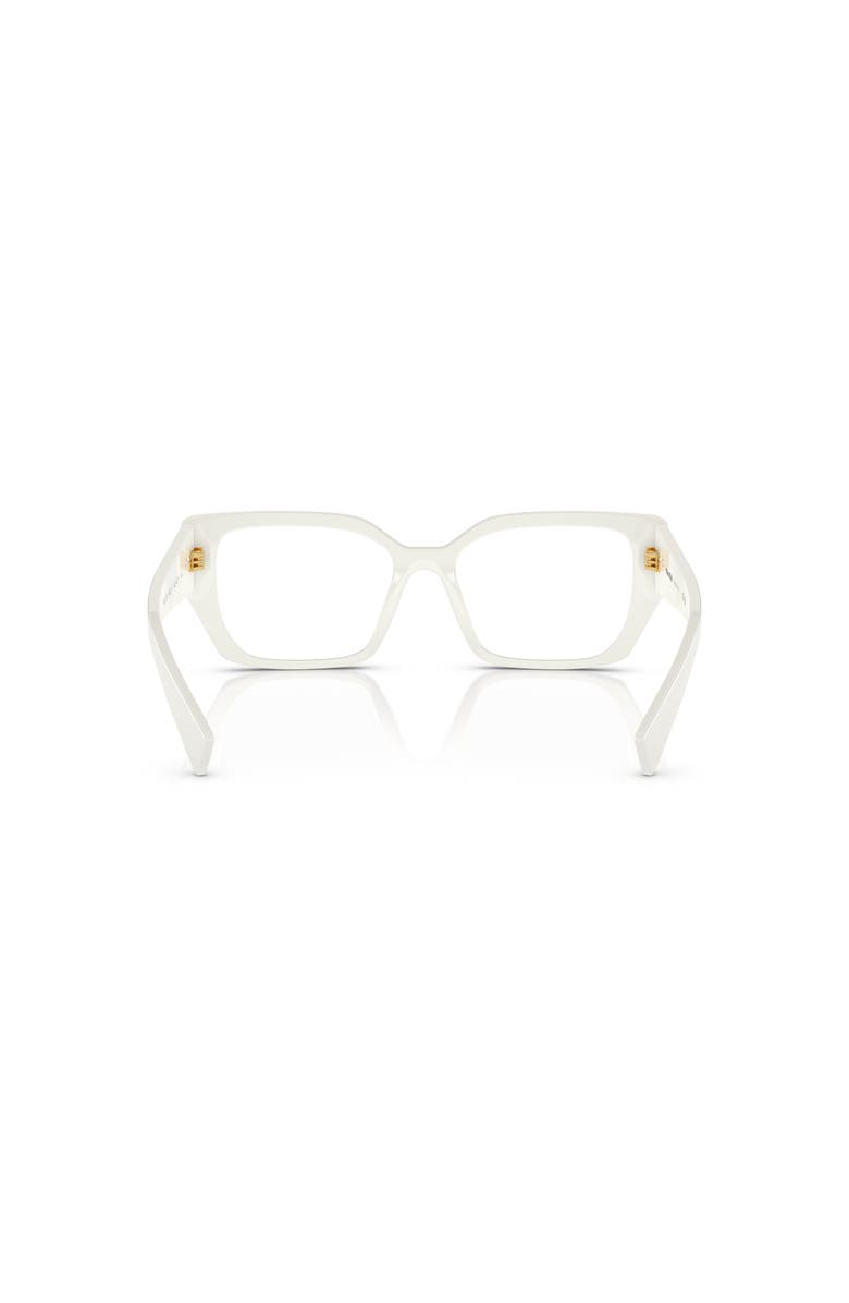 Miu Miu 52mm Rectangle optical glasses, Alternate, color, White