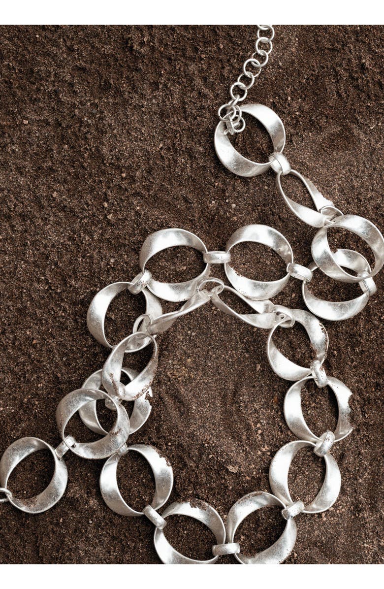 MANGO Metal Hoop Belt, Alternate, color,