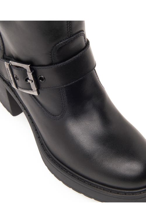 Nerogiardini Double Buckle Moto Bootie In Black