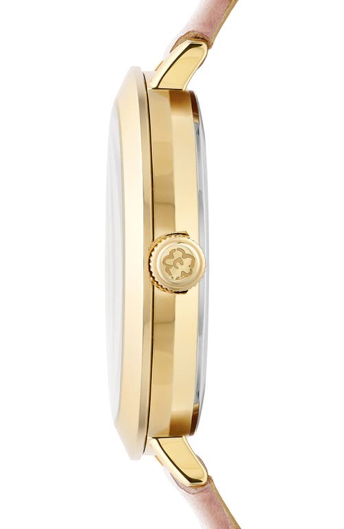 Ted Baker Ammy Floral Leather Strap Watch, 34mm In Pink