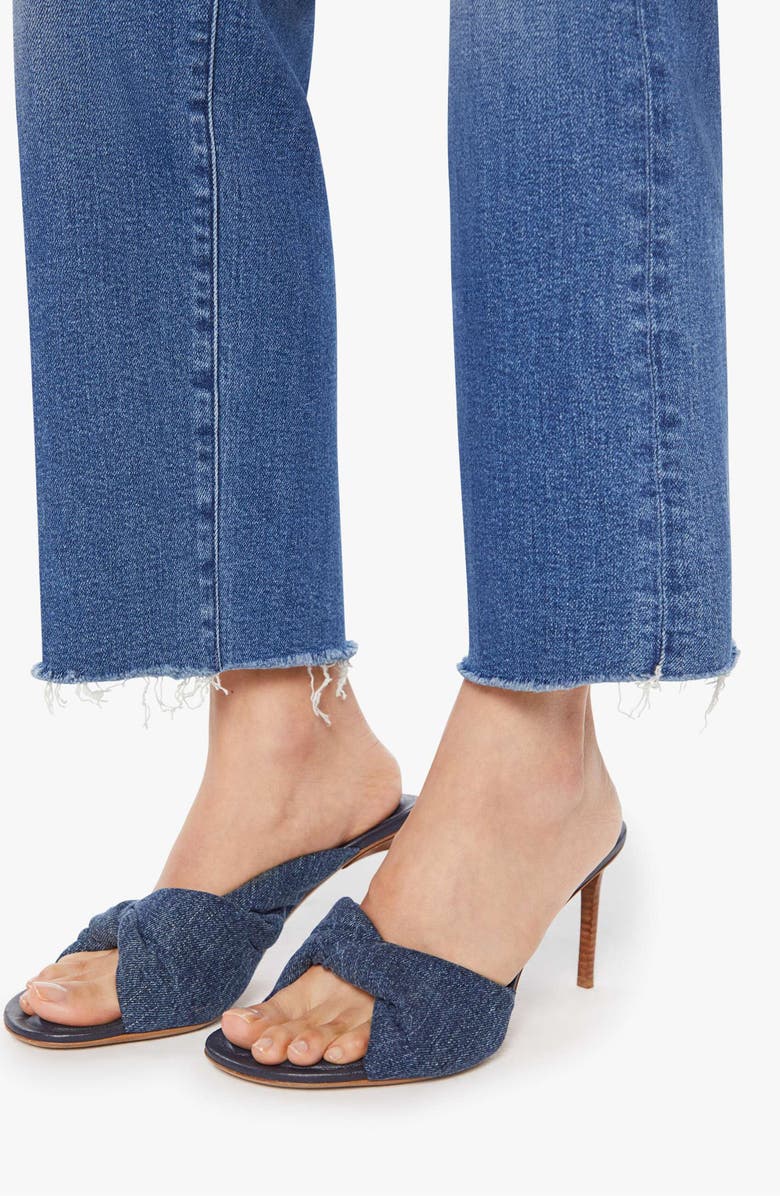 MOTHER Rambler Fray Hem Ankle Jeans, Alternate, color,