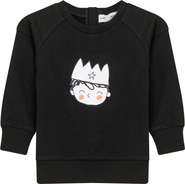 Charlotte & George Boy French Fleece Crown Print Sweatshirt