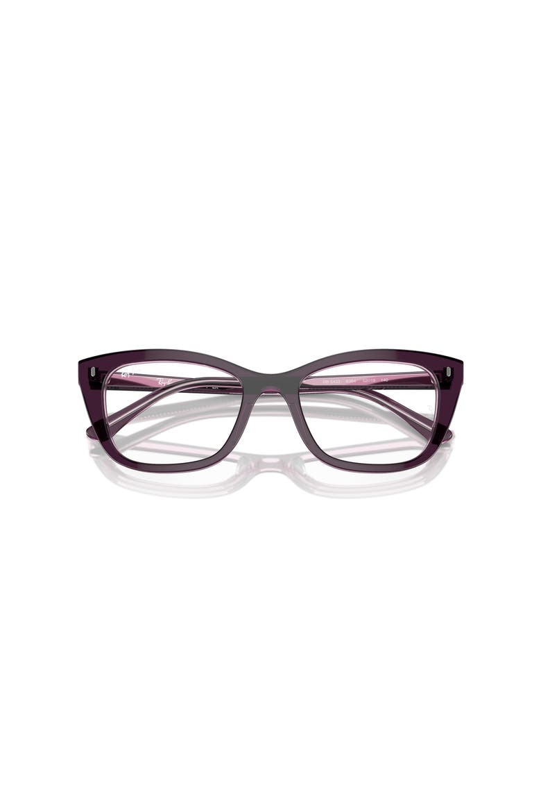 50mm Rectangle optical glasses, Alternate, color, Violet