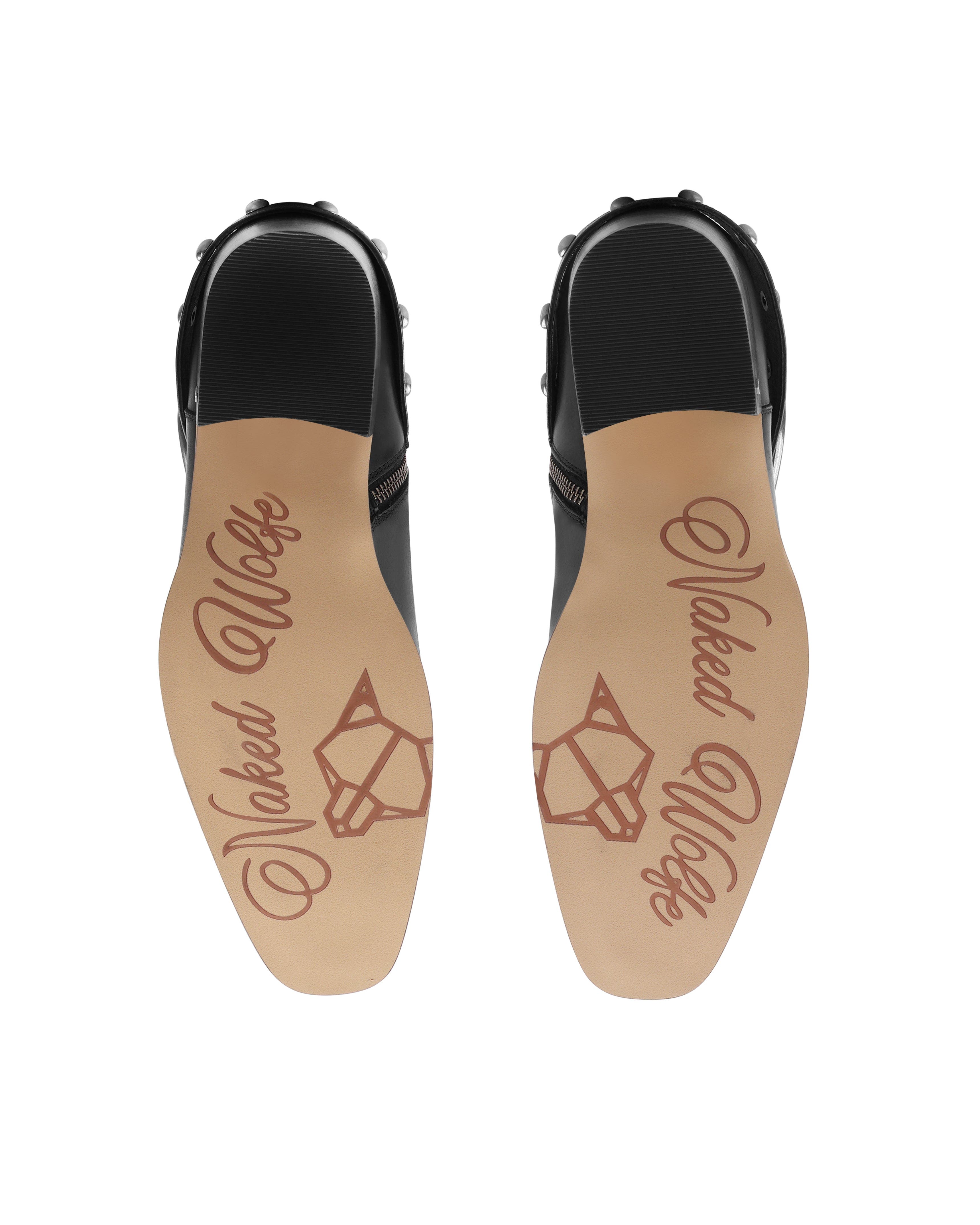 Naked Wolfe The Hollywood Boot, Alternate, color, Black